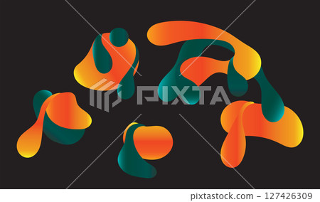 set of abstract eco water icons, business wallpaper, background, abstract 127426309