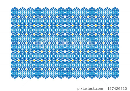 Pattern, Wallpaper, print knitted scarf with lace and ribbon 127426310