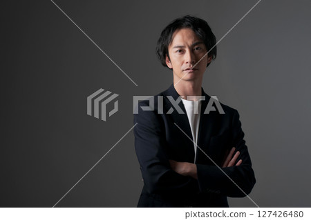 Businessman with arms folded 127426480