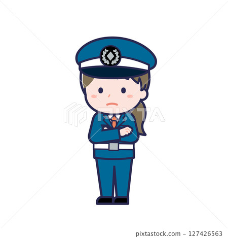 Security guard/diagonal/female 30 Security guard/diagonal/female 30 127426563