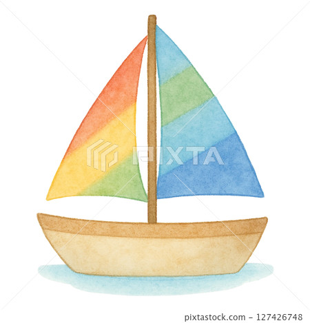 [Summer] Yacht illustration 127426748