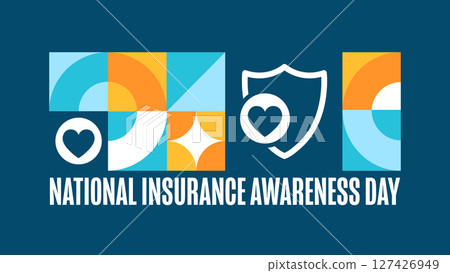 National Insurance Awareness Day. June 28. Holiday concept. Template for background, banner, card National Insurance Awareness Day. June 28. Holiday concept. Template for background, banner, card 127426949