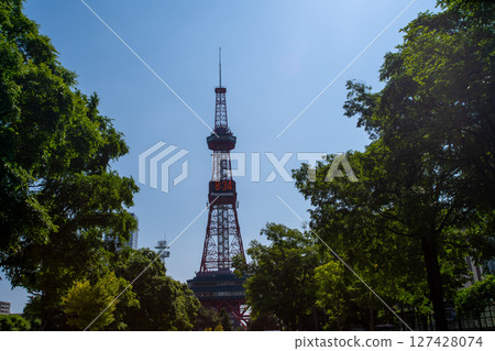 札幌電視塔札幌大通公園 127428074