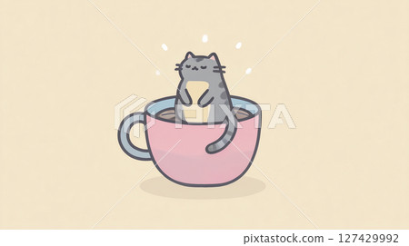 Mug cat 127429992