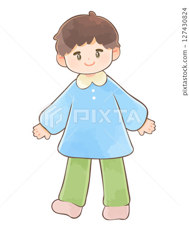 保育園、幼稚園男孩 保育園、幼稚園男孩 127430824