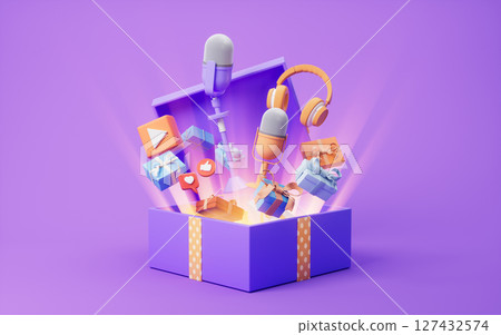 speaker, speak, song 127432574