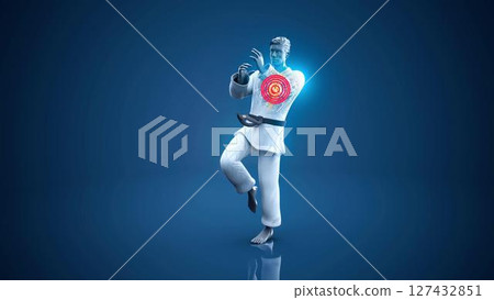man_kick_turn_heart man_kick_turn_heart 127432851