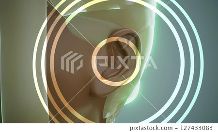 woman_ear_green 127433083