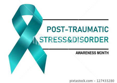 Post-Traumatic Stress Disorder Awareness Month. Medical and PTSD concept. PTSD awareness Month. PTSD, post-traumatic stress disorder symbol. Background, poster, card, banner design. Vector EPS 10 Post-Traumatic Stress Disorder Awareness Month. Medical and PTSD concept. PTSD awareness Month. PTSD, post-traumatic stress disorder symbol. Background, poster, card, banner design. Vector EPS 10 127433280