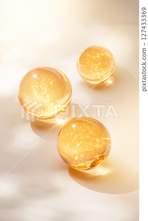 bubble, golden, transparent 127433369