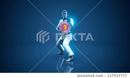 man_kick_turn_liver man_kick_turn_liver 127433737