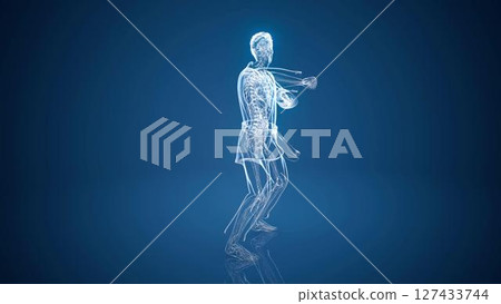 man_kick_turn_XRAY_blue man_kick_turn_XRAY_blue 127433744