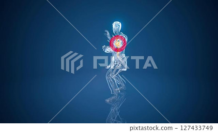 man_kick_turn_XRAY_heart man_kick_turn_XRAY_heart 127433749