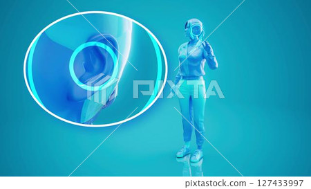 woman_ear_bluelight_FAR 127433997