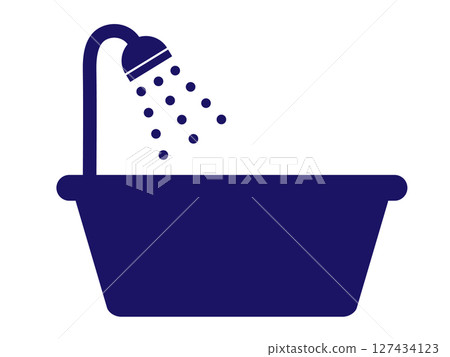Bath silhouette (icon) 127434123
