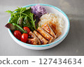 Hawaiian pork saute one dish 127434634