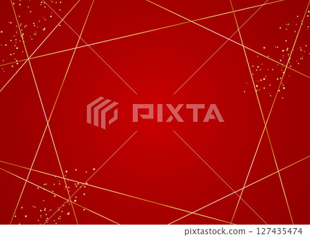 優雅的紅色和金色背景非常適合銷售或慶祝設計 127435474