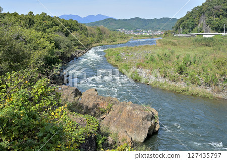 桐生漫步：群馬縣桐生市渡良瀨川的流淌 127435797