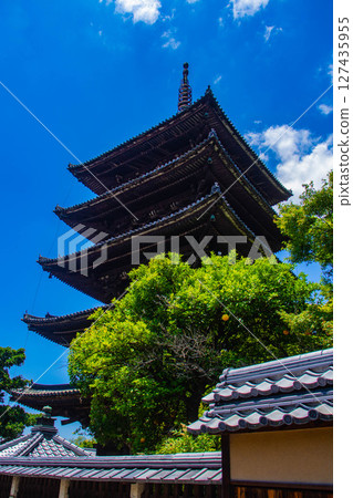 【京都風光】法觀寺：八坂塔的美麗剪影 127435955