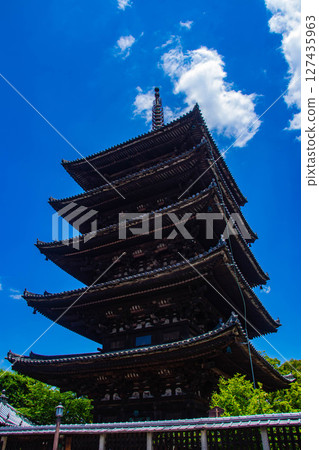 【京都風光】法觀寺:八坂塔的美麗剪影 【京都風光】法觀寺:八坂塔的美麗剪影 127435963