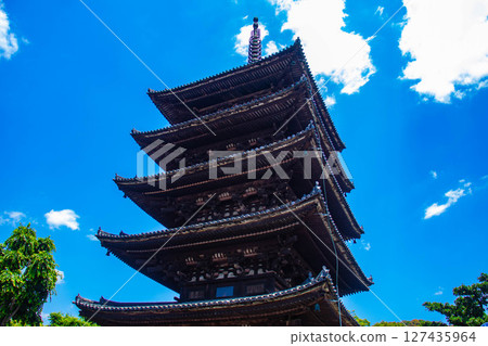 【京都風光】法觀寺：八坂塔的美麗剪影 127435964
