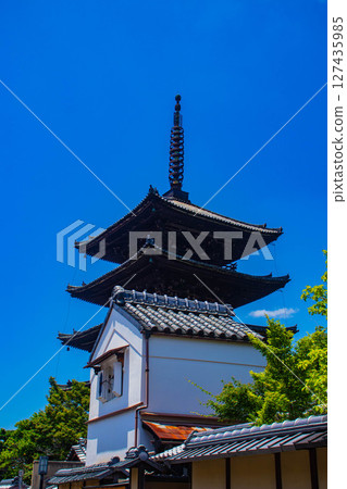 【京都風光】法觀寺：八坂塔的美麗剪影 127435985