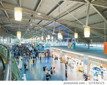 Busan Gimhae International Airport Departure Lobby *Some parts soft focus 127436125