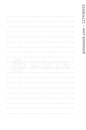 簡單的橫向書寫信紙,上面有灰色圓圈組成的線條 簡單的橫向書寫信紙,上面有灰色圓圈組成的線條 127436935