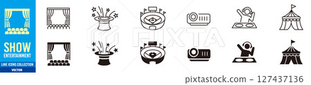 Entertainment Icons 127437136