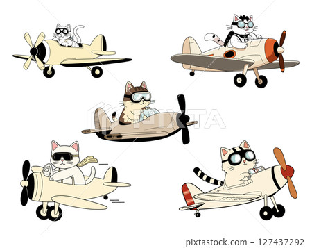 Cats Flying Airplanes 127437292