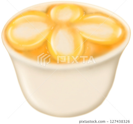 Thai Traditional Desserts Cute Collection hand drawn style illustrations. 127438326