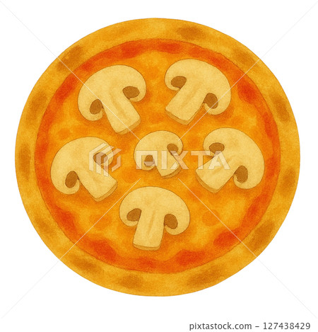 [Pizza] Fungi's illustration 127438429