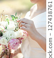 Bridal Elegance with Diamond Sparkle 127438761