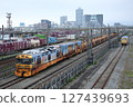 Long rail transport vehicle for Shinkansen LRA Shizuoka 127439693