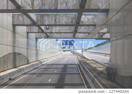 June 7 2025 Urban Elevated Road With Modern Concrete Architecture a June 7 2025 Urban Elevated Road With Modern Concrete Architecture a 127440564