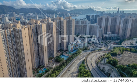 June 8 2025 View of a Dense Urban Area With Tall Buildings and Roads June 8 2025 View of a Dense Urban Area With Tall Buildings and Roads 127440573