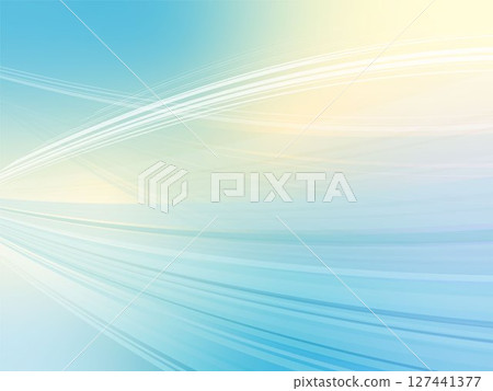 柔和的色波摘要背景材料_淺藍色 127441377