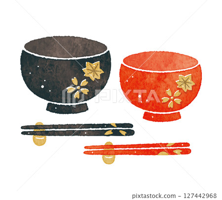 情侶碗,情侶碗,茶碗,碗,漆器,漆器,傳統工藝品 情侶碗,情侶碗,茶碗,碗,漆器,漆器,傳統工藝品 127442968