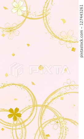 金箔奢華日式背景圖 127443261