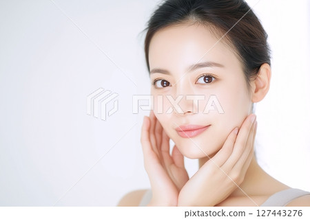 一位皮膚白皙的美女的“AI 生成圖像” 一位皮膚白皙的美女的“AI 生成圖像” 127443276