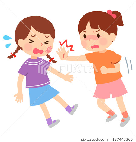 孩子說話前先動手，打架，情緒控制 127443366