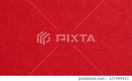 AI image: Bright red washi paper texture 127444911