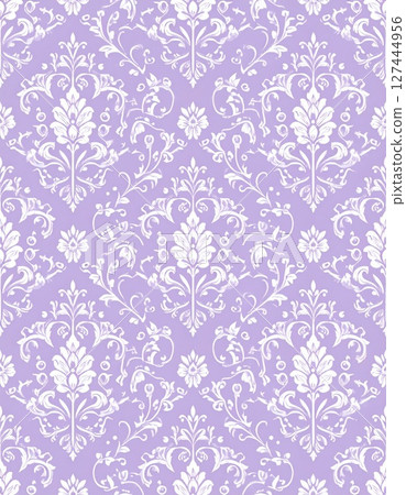 《AI Image》Patterned purple background material 127444956