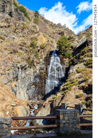 Waterfall of Moles in Canillo, Andorra 127445654