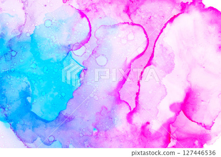 Watercolor-style background material Watercolor-style background material 127446536