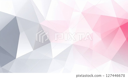 《AI圖像》灰色與粉紅色幾何圖案背景素材 127446678