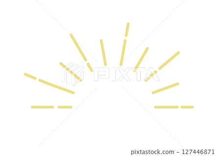 Simple emphasis image material: Yellow Simple emphasis image material: Yellow 127446871