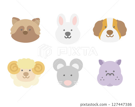 Animal icon illustration set Animal icon illustration set 127447386