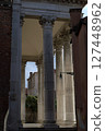 Ancient Corinthian columns of Chiesa di San Nicola da Tolentino, Venice, Italy 127448962