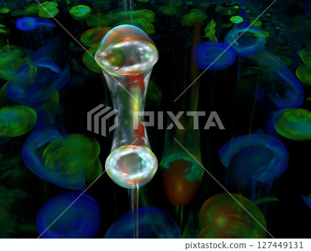 Imaginatory fractal abstract background Image 127449131